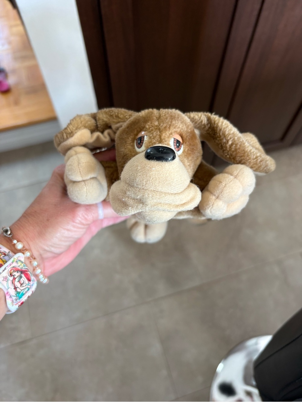 1991 Pooch Patrol Lil' Pooches Playskool Plush Dog Puppy With Chomping Teeth